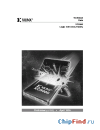 Datasheet XC5210-6PQ208C производства Xilinx